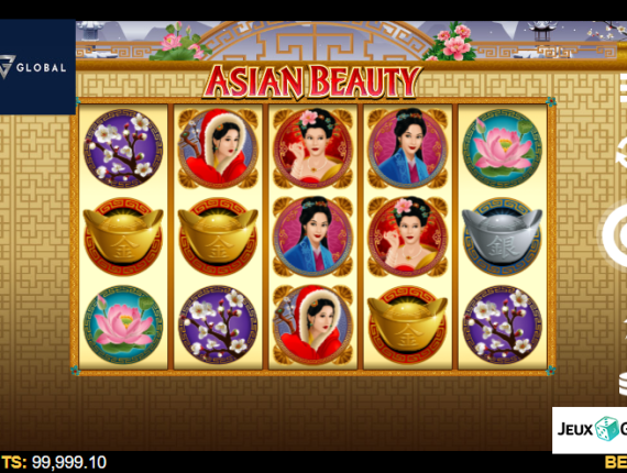 machine à sous Asian Beauty écran 2