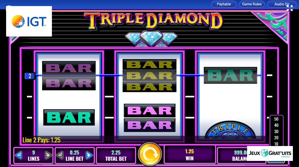 machine à sous Diamond Queen écran 3