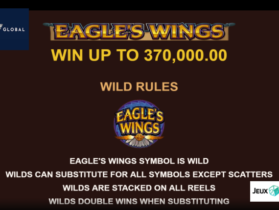 machine à sous Eagles Wings écran 4