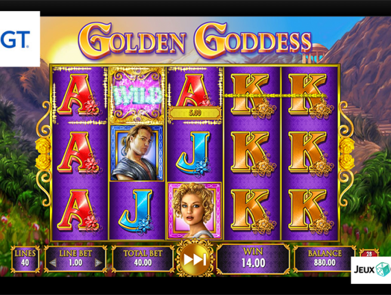 machine à sous Golden Goddess écran 3
