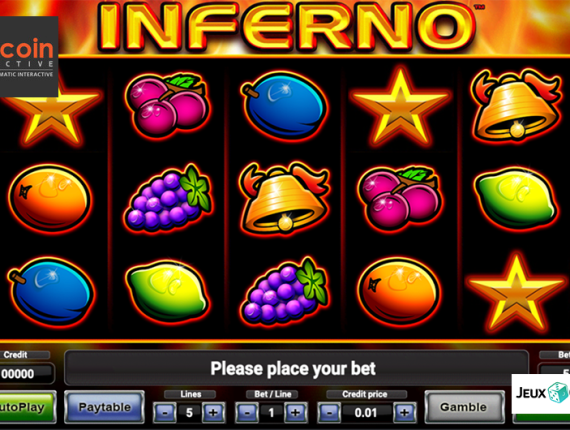 machine à sous Inferno écran 1