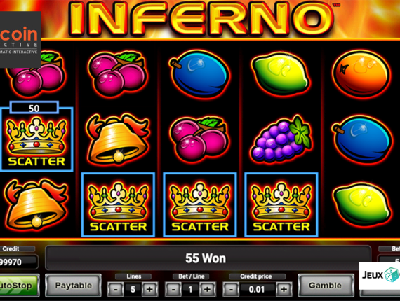 machine à sous Inferno écran 2