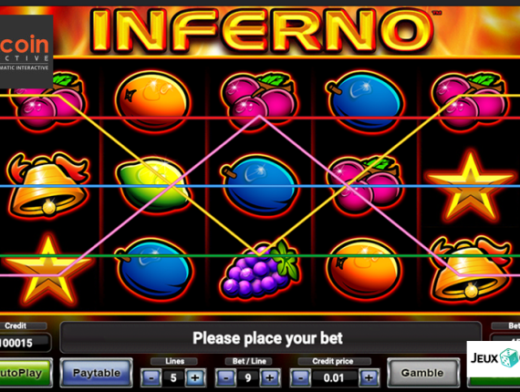 machine à sous Inferno écran 4
