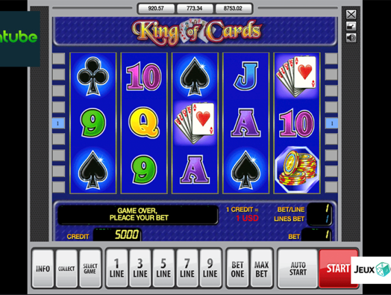 machine à sous King of Cards écran 1