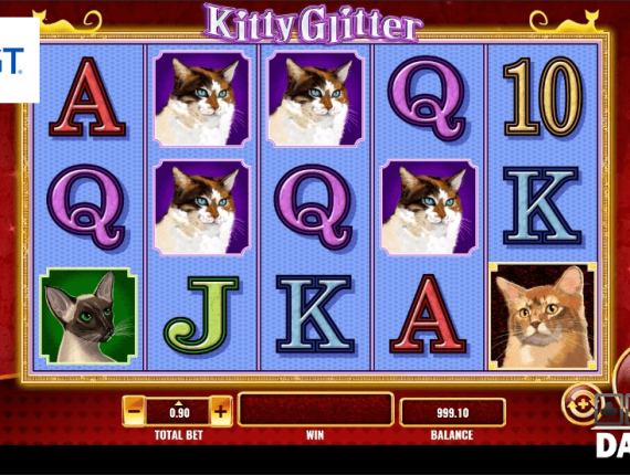 machine à sous Kitty Glitter écran 2