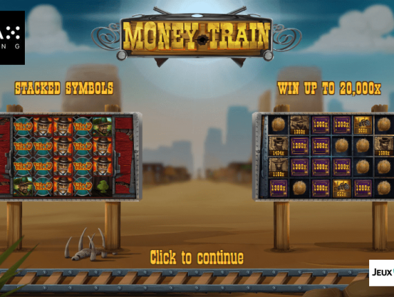machine à sous Money Train écran 1