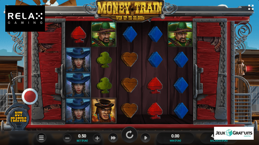 machine à sous Money Train écran 2