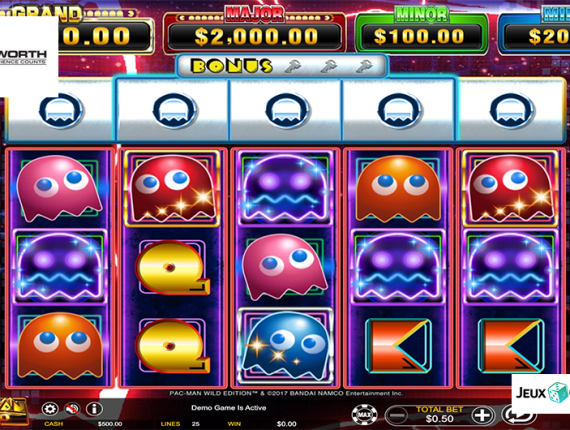 machine à sous Pac-Man écran 1