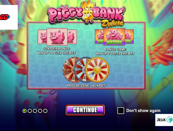 machine à sous Piggy Bank Pokie écran 1