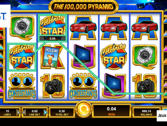 machine à sous The $100,000 Pyramid écran 2