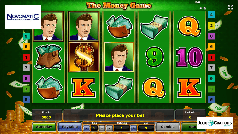 machine à sous The Money Game écran 1