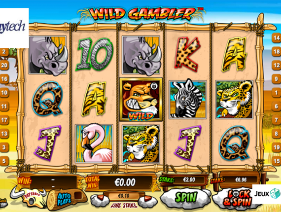 machine à sous Wild Gambler écran 2