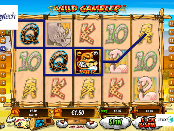 machine à sous Wild Gambler écran 3