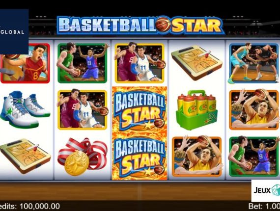 machine à sous Basketball Star écran 1