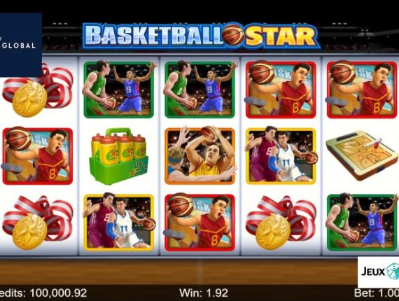 machine à sous Basketball Star écran 2