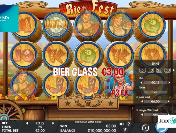 machine à sous Bier Fest écran 4