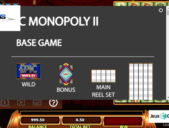 machine à sous Epic Monopoly II écran 4