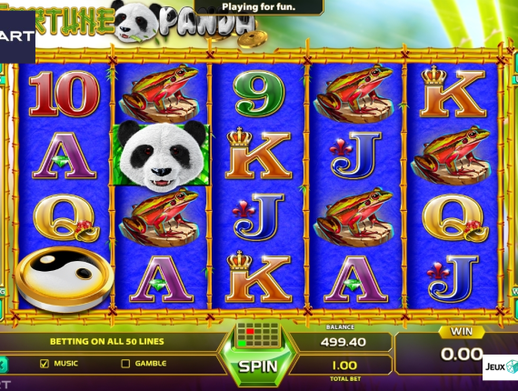 machine à sous Fortune Panda écran 4