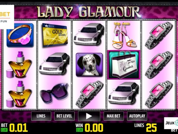 machine à sous Super Lady Luck écran 1