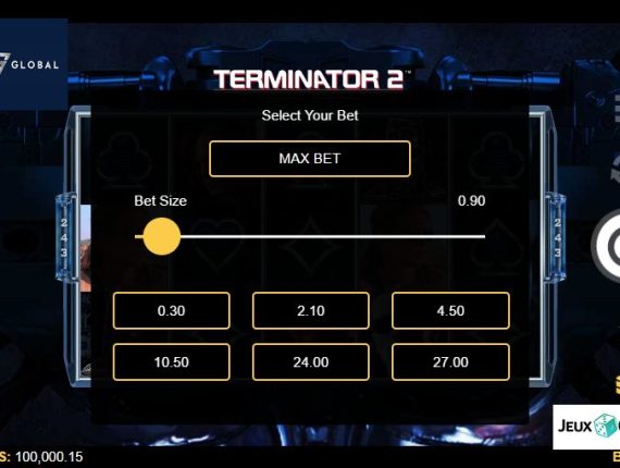 machine à sous Terminator 2 écran 3