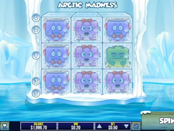 machine à sous Arctic Treasure écran 2