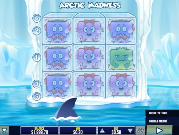 machine à sous Arctic Treasure écran 4