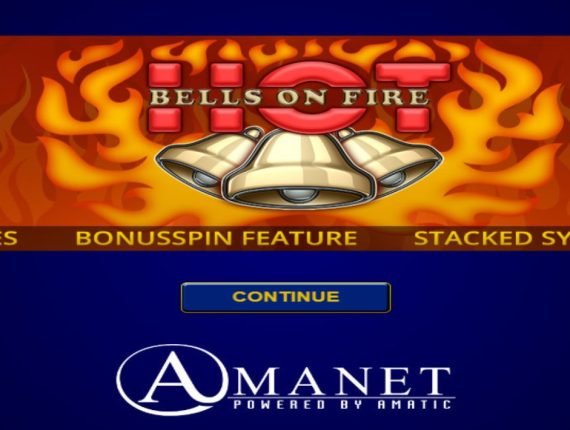 machine à sous Bells on Fire Hot écran 1
