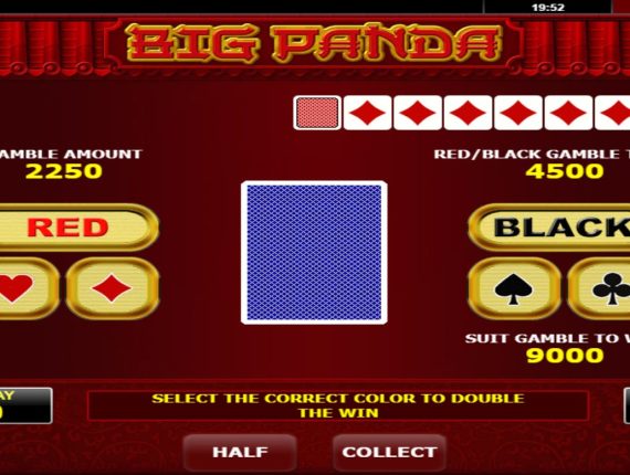machine à sous Big Panda écran 4