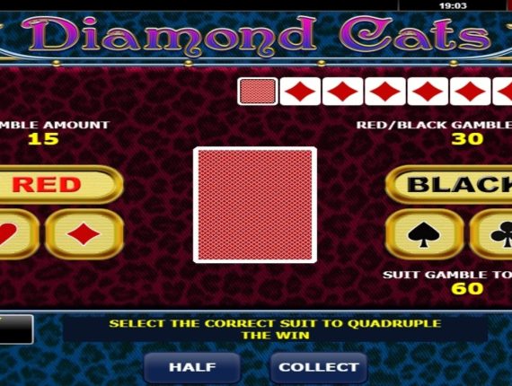 machine à sous Diamond Cats écran 3