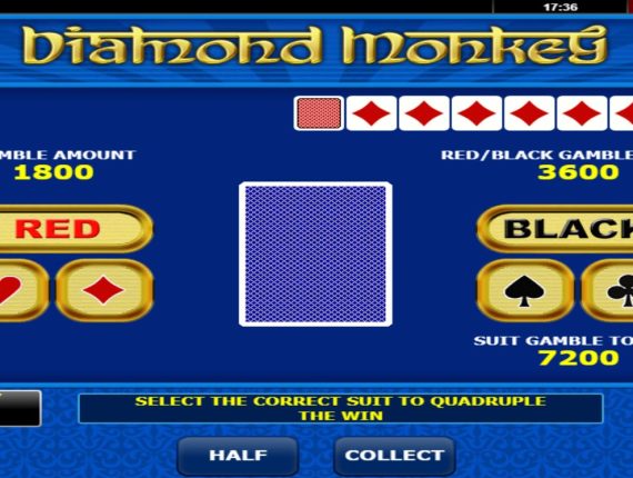 machine à sous Diamond Monkey écran 4
