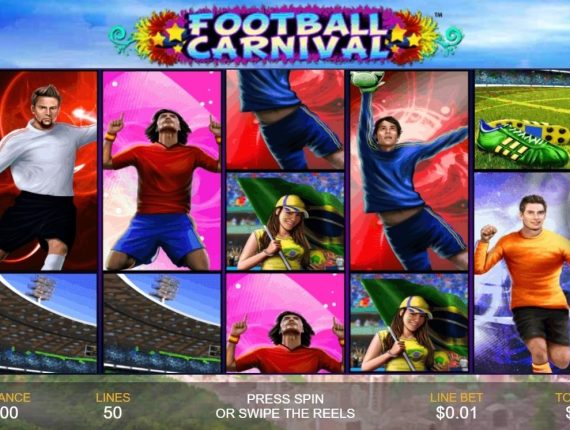 machine à sous Football Carnival écran 1