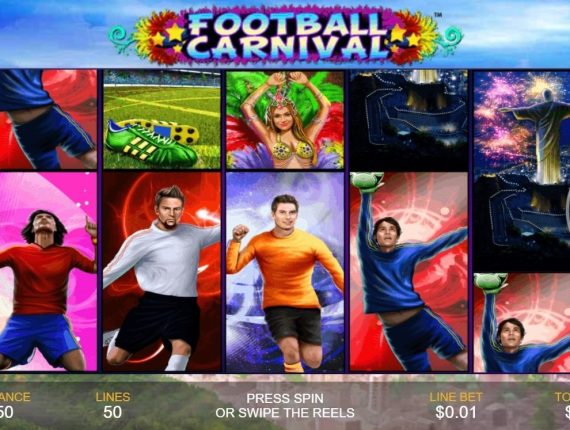 machine à sous Football Carnival écran 2