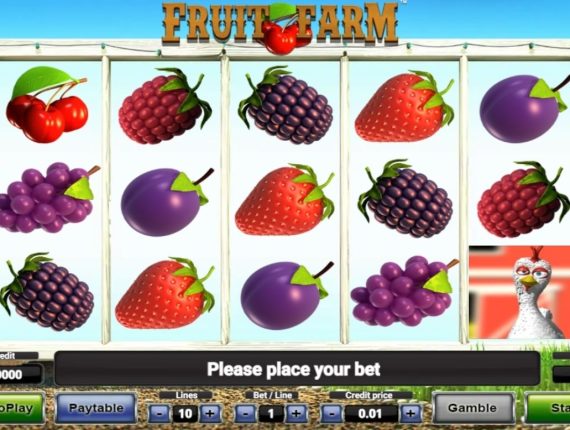 machine à sous Fruit Farm écran 1