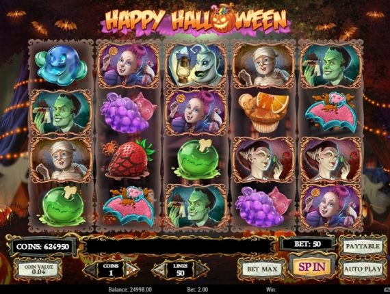 machine à sous Happy Halloween écran 2