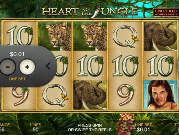 machine à sous Heart of the Jungle écran 3