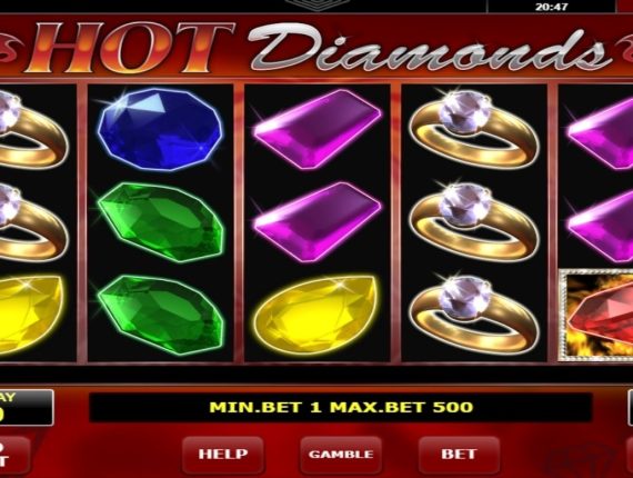 machine à sous Hot Diamonds écran 2