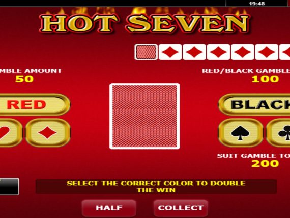 machine à sous Hot Seven écran 3