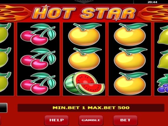 machine à sous Hot Star écran 2