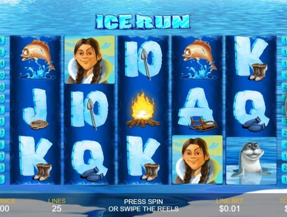 machine à sous Ice Run écran 1