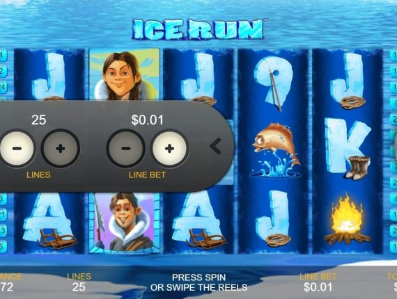 machine à sous Ice Run écran 3