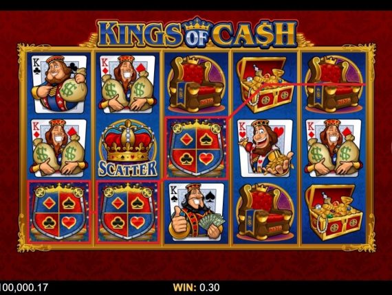 machine à sous Kings of Cash écran 2