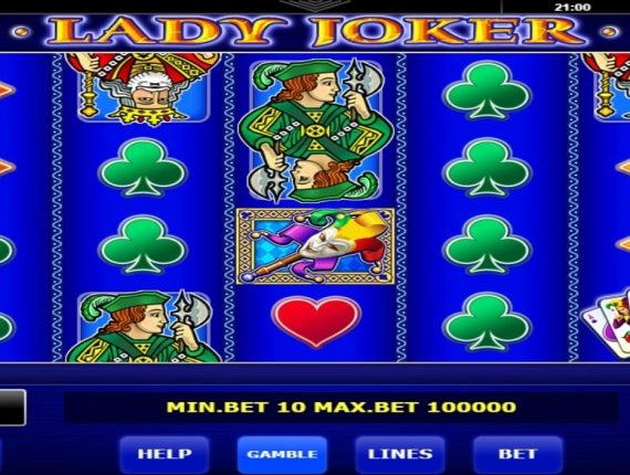 machine à sous Lady Joker écran 2