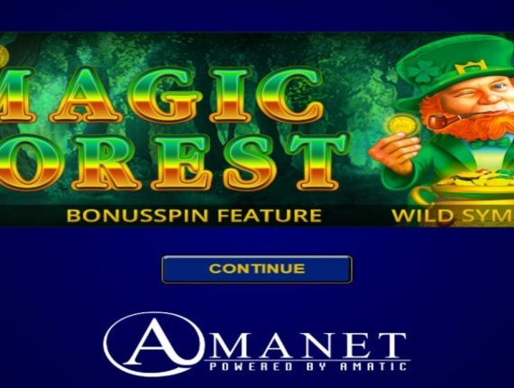 machine à sous Magic Forest Amatic écran 1