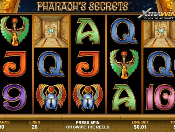 machine à sous Pharaohs Secrets écran 2