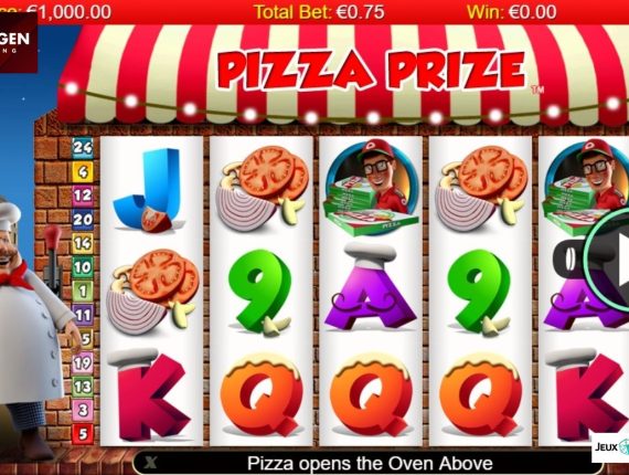 machine à sous Pizza Prize écran 1
