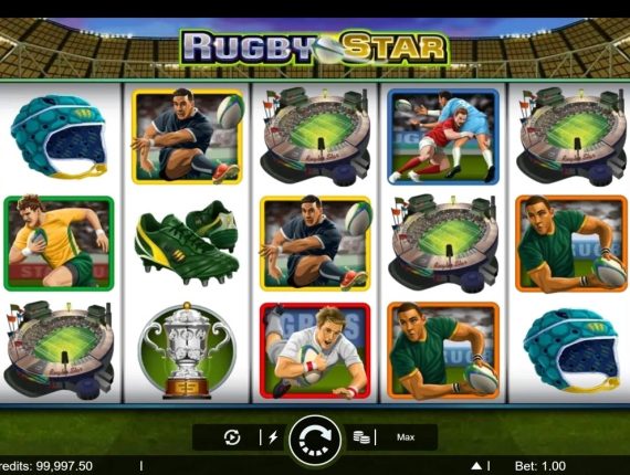 machine à sous Rugby Star écran 2