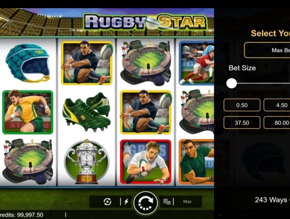 machine à sous Rugby Star écran 4