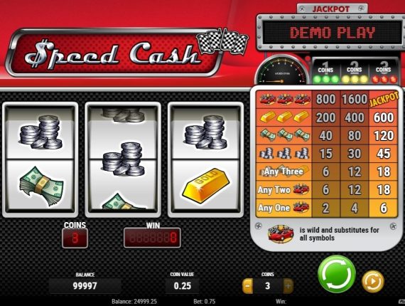 machine à sous Speed Cash écran 2