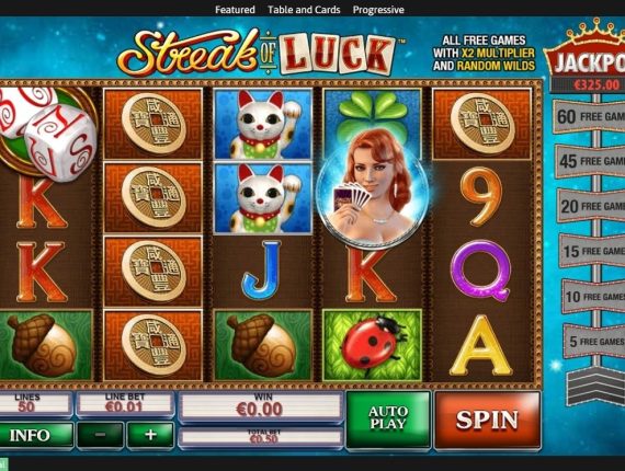 machine à sous Streak of Luck écran 2