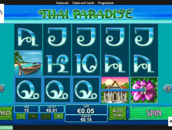 machine à sous Thai Paradise écran 2